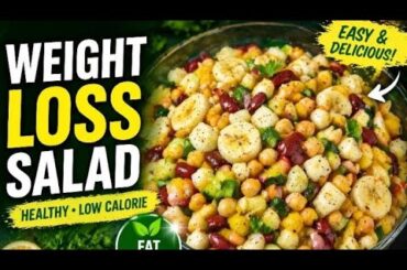Weight Loss Salad Recipe | Healthy Low Calorie Salad for Fast Weight Loss