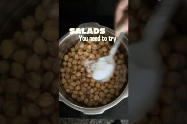 Jain Olive Chickpea Salad! Lunch ideas.