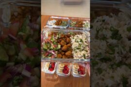 3-Day High-Protein Veg Meal Prep #ytshorts #shortsfeed #mealprep #highprotein #india #europe