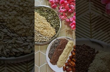 Healthy Mixed Seeds Laddo #shorts #laddu #healthy #recipe