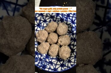 Healthy Ragi ladoo #lowcalorie #recipe #sweet #food #cooking #laddu #healthysnacking#highproteinveg