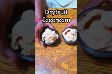 How to make healthy ice cream at home | dry fruit ice cream recipe |#shorts #viral #icecream #summer