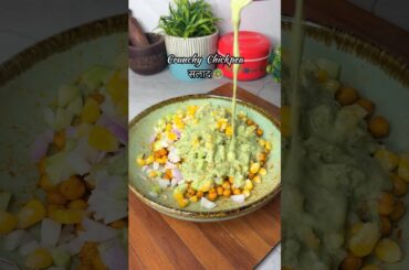 Healthy Crunchy Chickpeas Salad Recipe #shortsfeed