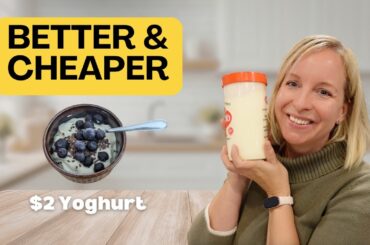 3 Things I Make From Scratch | Homemade Yoghurt (Healthy & Easy)