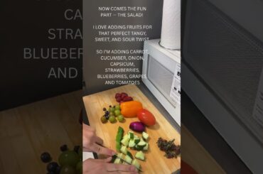 High Protein Easy Salad in 20 minutes #asmr #healthy #recipe #healthyfood #cleaneating