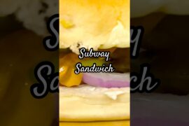 How to Make Easy Veg Sandwich at Home | Cheesy Aloo Patty Sandwich Recipe #sandwich #shorts