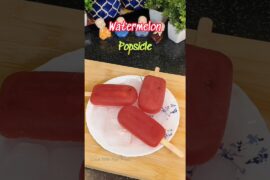 Watermelon Popsicle | Watermelon Ice cream #recipe #food #cooking #trending #ytshorts #healthy