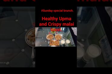 Tasty & Healthy Breakfast  Upma & Suji Bread Toast Recipe #ytshorts #food #shorts #youtubeshorts