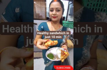 Healthy Sandwich in just 10 min #shorts #food #cooking #sandwich
