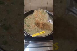 Masala oats! weight loss diet! healthy diet#food#recipe#shorts#shortsfeed#shortvideo#cooking#foodie