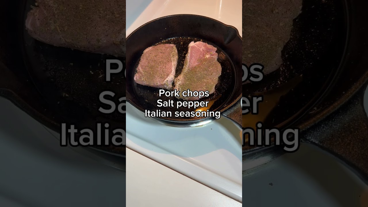 Lemon herbed pork chops with balsamic veggies and rice #healthyeating Lemon herbed pork chops with balsamic veggies and rice #healthyeating