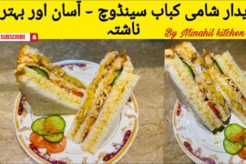 Shami Kabab Sandwich Recipe | Kids Lunch Box Idea | Quick & Tasty Breakfast