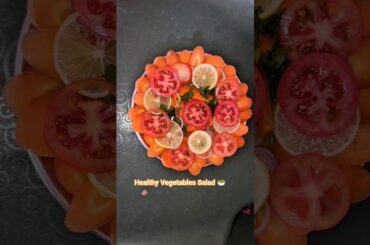 My Husband Made Healthy Salad #saladrecipes #saladdecoration #viralreels #tribal_dadabhauji