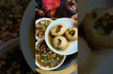 two' ways protein snacks #food #health #chanachaat #panipuri #shorts #recipe #easy #tasty