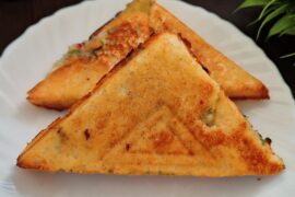 Healthy Suji Sandwich Recipe | Instant Rava Sandwich | No Bread Breakfast | Easy Tiffin Recipe