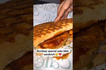 Bombay Style Bread Sandwich #shorts #viral #sandwich #bread #alootikki #spicy #healthy #food #zepto