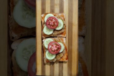 Cheesy Potato Tikki Sandwich Without Frying | Healthy Baked Sandwich #viral # #comfortfood #shorts