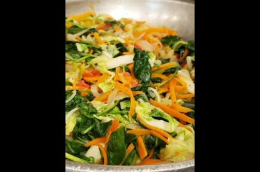 Stir  Fried Vegetables- Healthy  Lunch   &   Dinner -  Easy  And Quick  Recipe For Snack-diet  food.