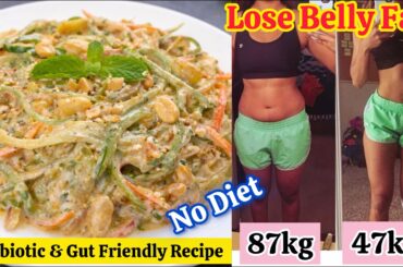 Eat This Salad Daily to Lose Belly Fat. High Protein Weight Loss Recipe. Probiotic Gut Health Recipe