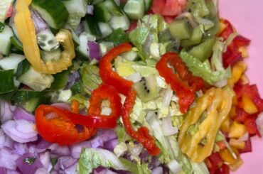 weight loss salad recipes at home/ weight loss salad easy /Chickpea Salad meal prep quick and easy