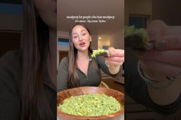 green goddess salad but make it high protein & fiber