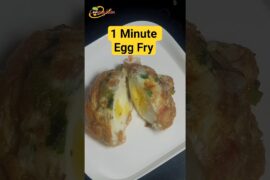 #eggfry 1 minute Breakfast Recipe, #breakfast #viralshorts #eggrecipe