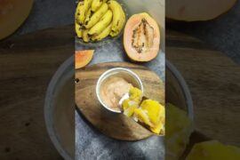 weightloss smoothie bowl Day-6 | Papaya smoothie