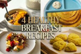 4 Simple & Healthy Breakfast Ideas | Protein Based Recipes