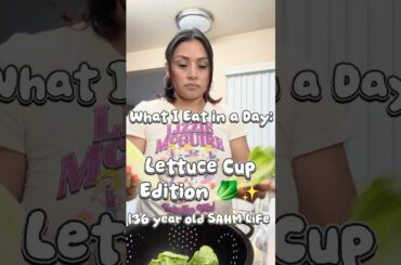 What I eat in a day: Lettuce Cup Edition |36 year old SAHM LiFe#asmrsounds#asmr