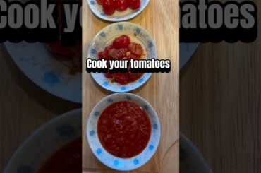 Tomatoes Raw vs Cooked Nutrition Tip #21 #shorts #nutritiontips #tomato #healthyrecipes  #lycopene