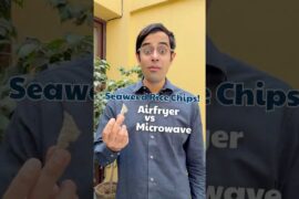 Seaweed Rice Chips | Airfryer vs Microwave