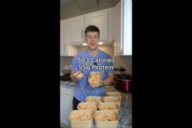 Marry Me Chicken & Rice High Protein Meal Prep Recipe #shorts