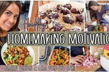 HEALTHY HOMEMAKING MOTIVATION 2026 :: LOW CARB RECIPES & MEAL PREP for ONE (or more!)