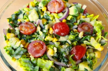 Secret Recipe for a Very Delicious Homegrown Vegetable Salad with Mint!