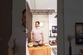 Do try these healthy recipes for post delivery! #pregnancy #postdelivery #postdeliverycare #laddu