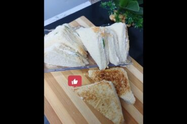 Creamy Curd & Cucumber Sandwich Recipe #Healthy Dahi Cucumber Sandwich #Veg Sandwich for Breakfast