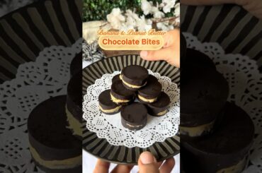 3-Ingredient Healthy Snickers Bites! Banana , Peanut Butter & Chocolate