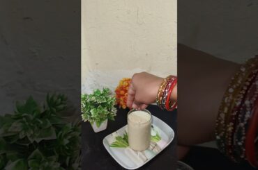 Healthy Fennel,Curd & jaggery juice #recipe #healthy drink #shorts