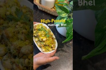 High protein makhana chaat #viral #yt #makhana #makhanachaat #weightloss #healthyrecipes #shorts
