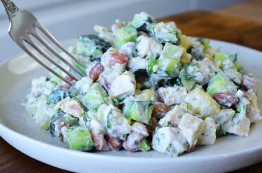 Healthy Cucumber Salad for Weight Loss! Easy & Delicious Recipe.