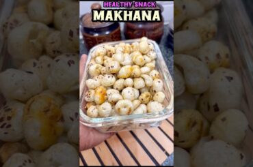Healthy snack Makhana recipe #makhana #makhanasnacks #makhanarecipe @ChemistMomvlogs