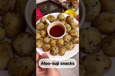 Aloo-suji snacks #snacks #healthysnacks #youtubeshorts #shorts #shortsfeed