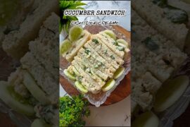 cucumber sandwich lightly & creamy #cucumber #sandwich #creamy #healthy #food #breakfast