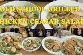 A Quick And Easy Salad For The Healthy And Diabetic People/OLD SCHOOL GRILLED CHICKEN CEASAR SALAD