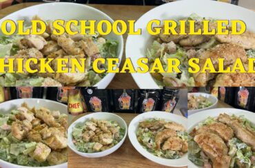 A Quick And Easy Salad For The Healthy And Diabetic People/OLD SCHOOL GRILLED CHICKEN CEASAR SALAD