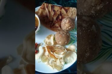 today lunch ideas|healthy recipes|mung dal and churma ke laddu|#shorts #cooking #viral #kajuskitchen