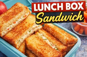 Lunch box sandwich recipe | Veg Mayo Sandwich | Healthy Sandwich Recipe#recipe  @pushpinderkirasoi