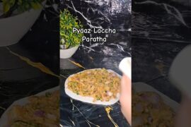 Lachha pyaaz paratha #trending #recipe