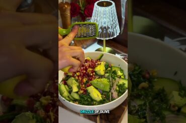 Lets make a healthy salad that will boost your body energy with improving health #healthyaging #fyp