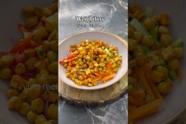 High Protein Chickpeas Salad #shorts #youtubeshorts #viral #trending #weightloss #healthy #food